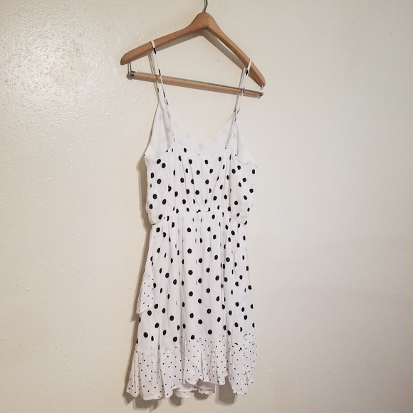 Black & White ruffled polka dot dress - Picture 4 of 5
